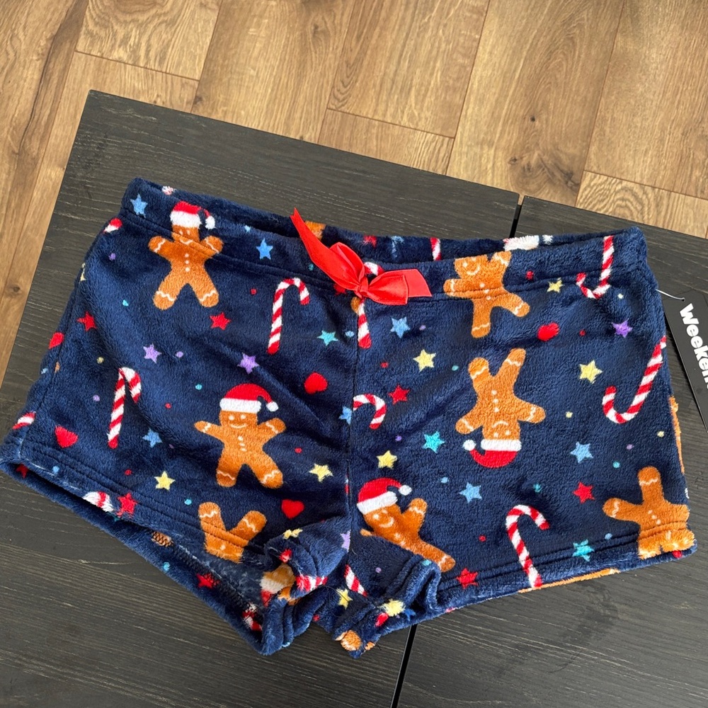 Festive Gingerbread Kids Pajama Bottoms